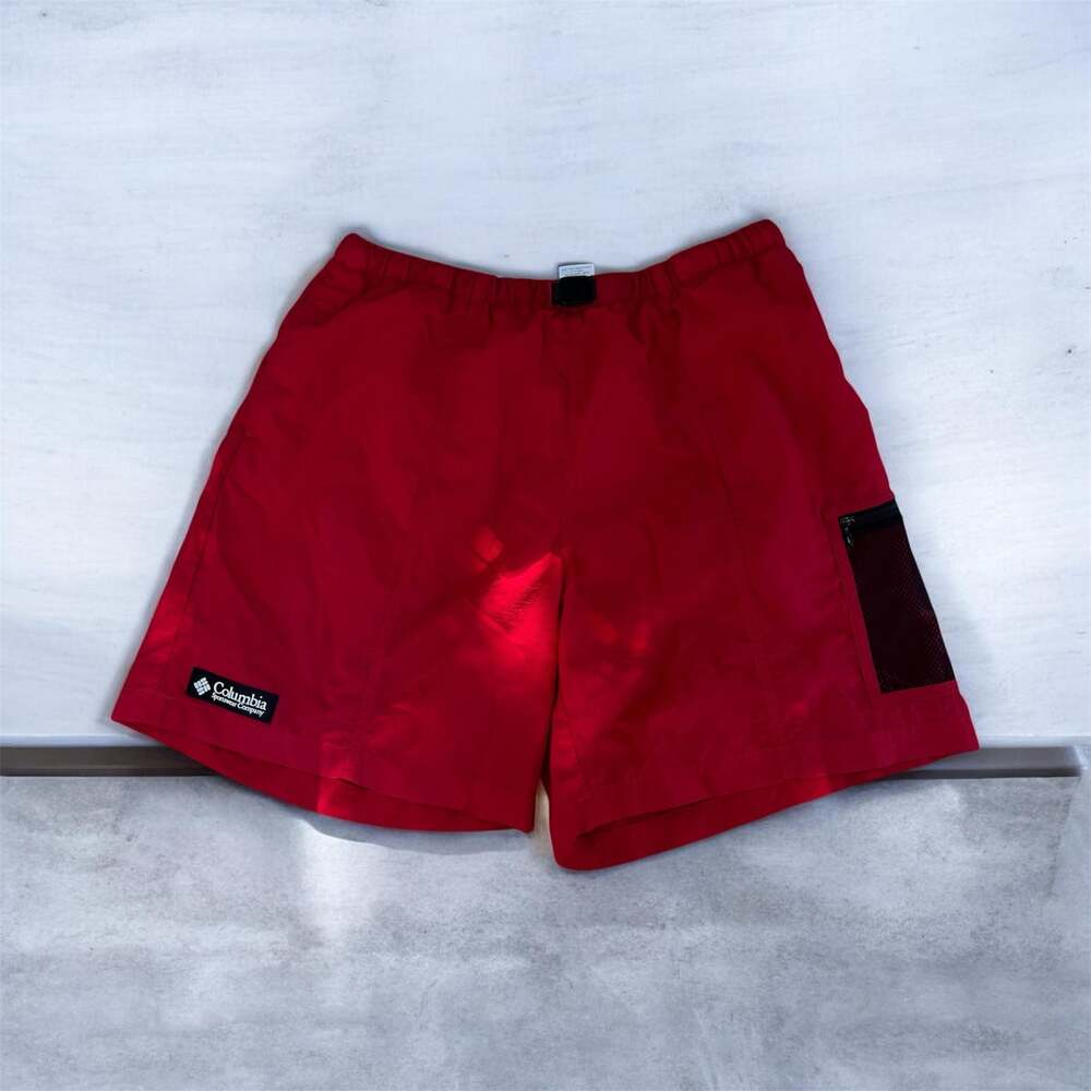 Vintage 90s Columbia Packable Nylon Mesh Lined Shorts